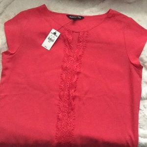 Express cap sleeve blouse